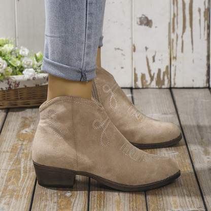 🔥Last Day Promotion 50% OFF - Women's Fashion Chunky Heeled Ankle Boots