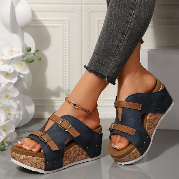 🔥Last Day Promotion 50% OFF - Women's Slope Heel Orthopaedic Sandals