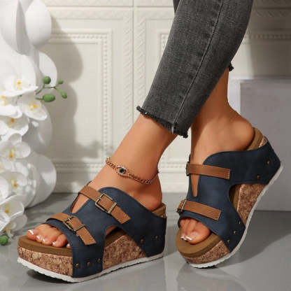 🔥Last Day Promotion 50% OFF - Women's Slope Heel Orthopaedic Sandals
