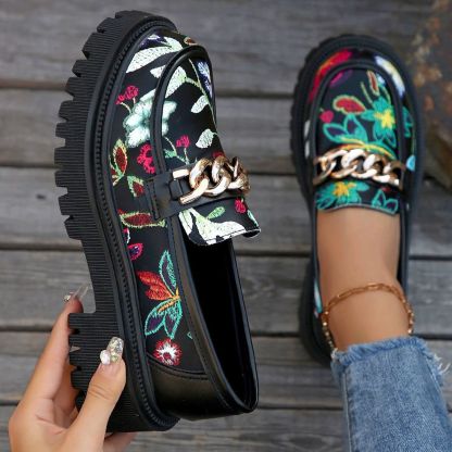 🔥Last Day Promotion 50% OFF - Women’s Ultra-Comfortable Thick-Soled Genuine Leather Orthopaedic Loafers