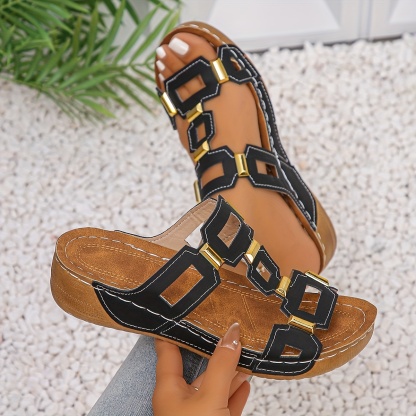 🔥Last Day Promotion 50% OFF - Women's Fashion Non-slip Thick Sole Orthopaedic Sandals
