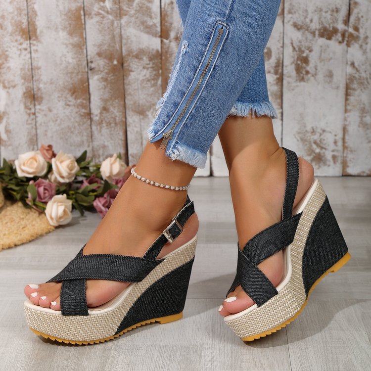 Women's Summer Chunky Wedge Orthopaedic Sandals