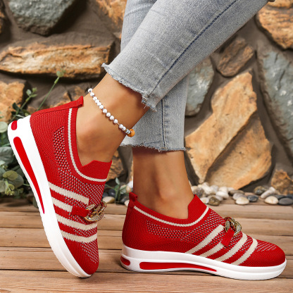 🔥Last Day Promotion 50% OFF - Women's Breathable Slope Heel Soft Sole Orthopaedic Casual Shoes