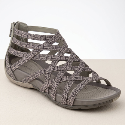 🔥Last Day Promotion 50% OFF - Women’s Comfort Caged Zip Back Orthopedic Sandals