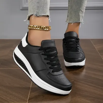 🔥Last Day Promotion 50% OFF - Women's Casual Fashion Breathable Platform Wedge Orthopaedic Sneakers