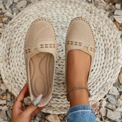 🔥Last Day Promotion 50% OFF - Women's Breathable Vintage Style Leather Loafers