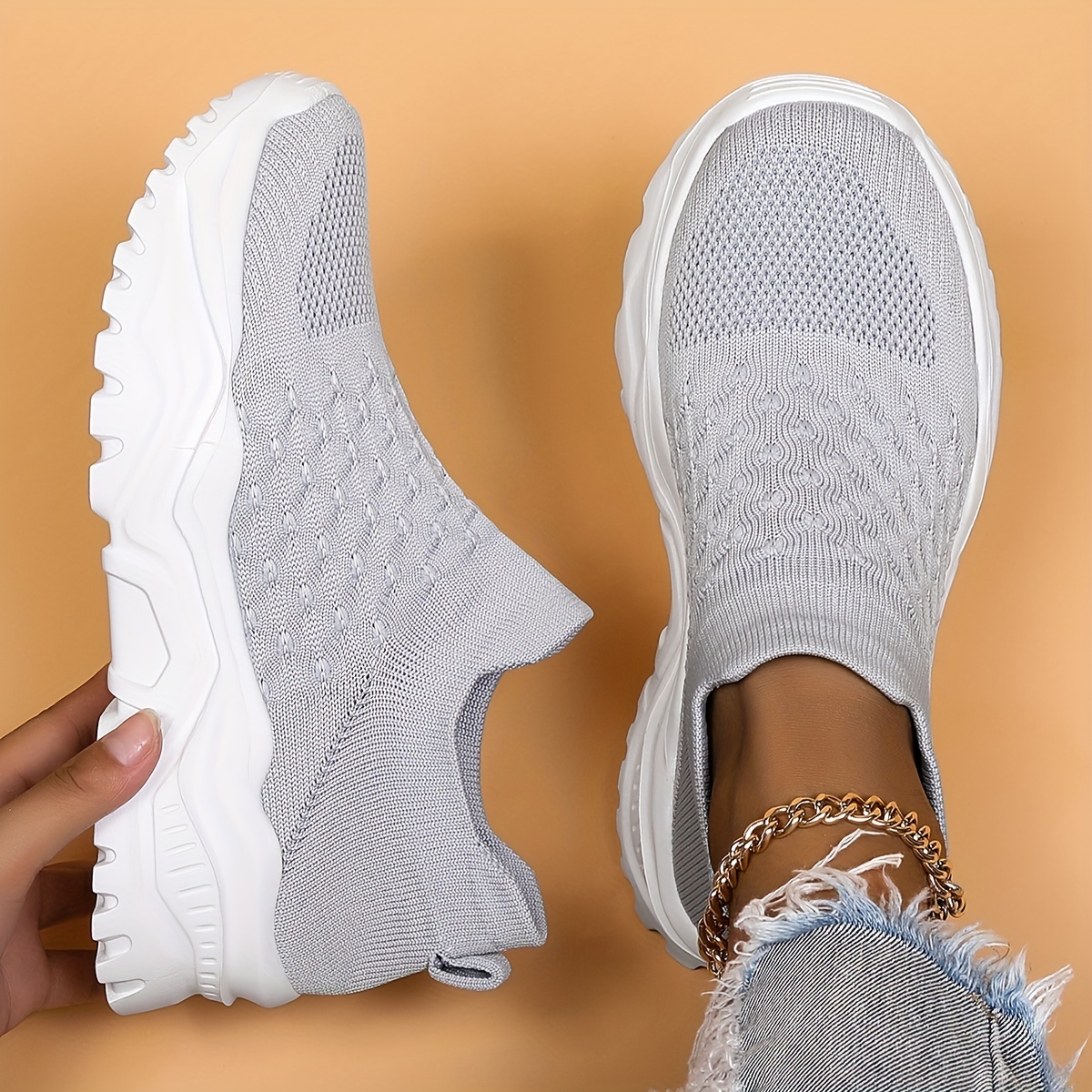 🔥Last Day Promotion 50% OFF - Women's Comfortable Breathable Non Slip Arch Support Walking Shoes