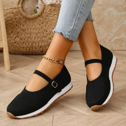 🔥Last Day Promotion 50% OFF - Women's Breathable Leather Orthopaedic Casual Shoes