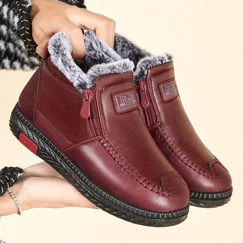 🔥Last Day Promotion 50% OFF - New Fleece Thickened Warm Snow Boots