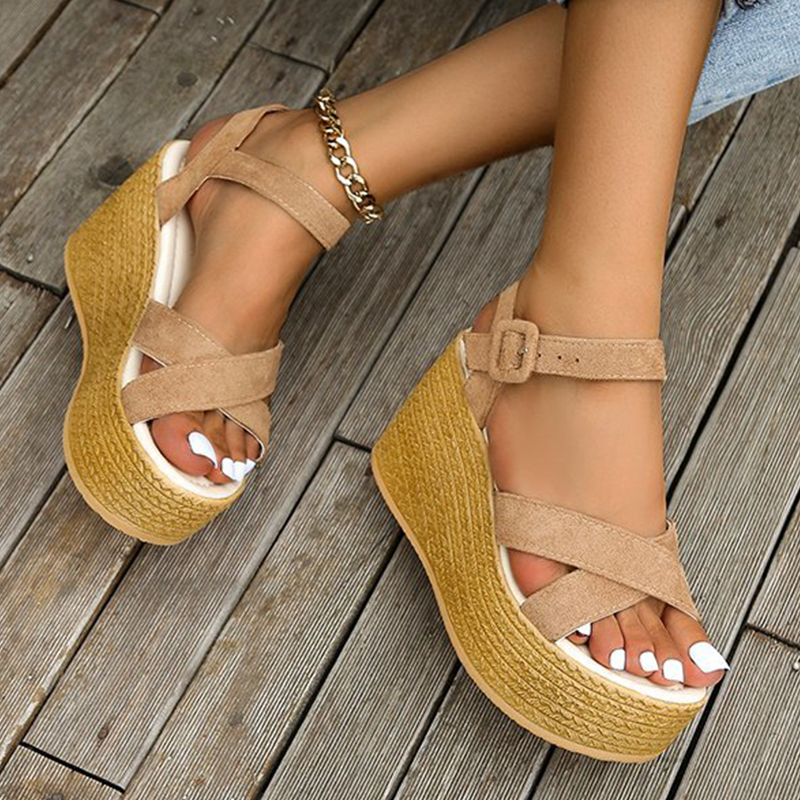 🔥Last Day Promotion 50% OFF - Women's Slope Heel Thick Bottom Orthopaedic Sandals