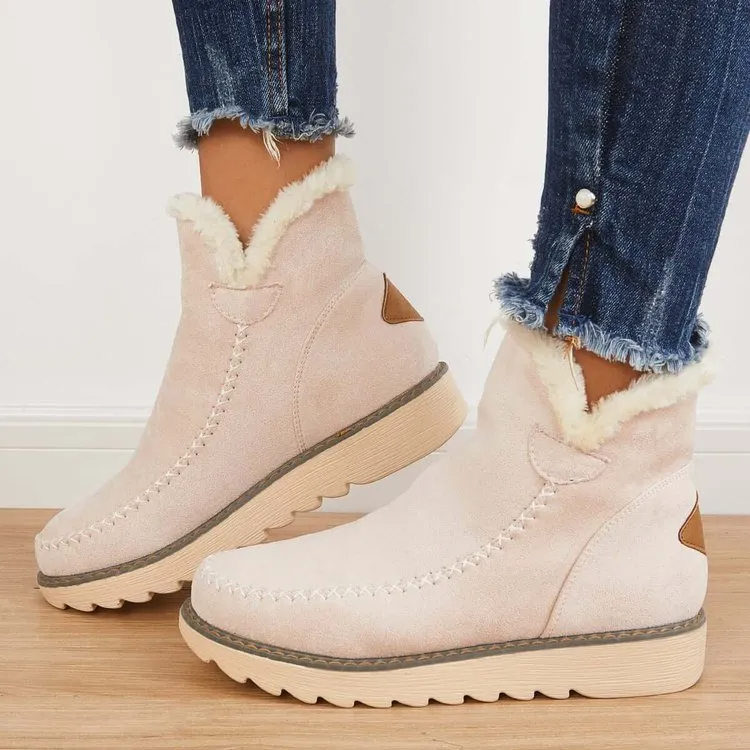 💝LAST DAY 50% OFF⭐Women's Classic Slip Resistant Ankle Snow Boots
