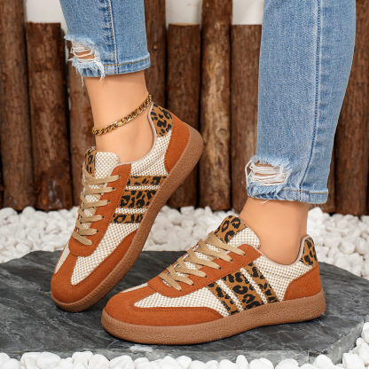 🔥Last Day Promotion 50% OFF - Women's Retro Leopard Print Women's Casual Sneakers