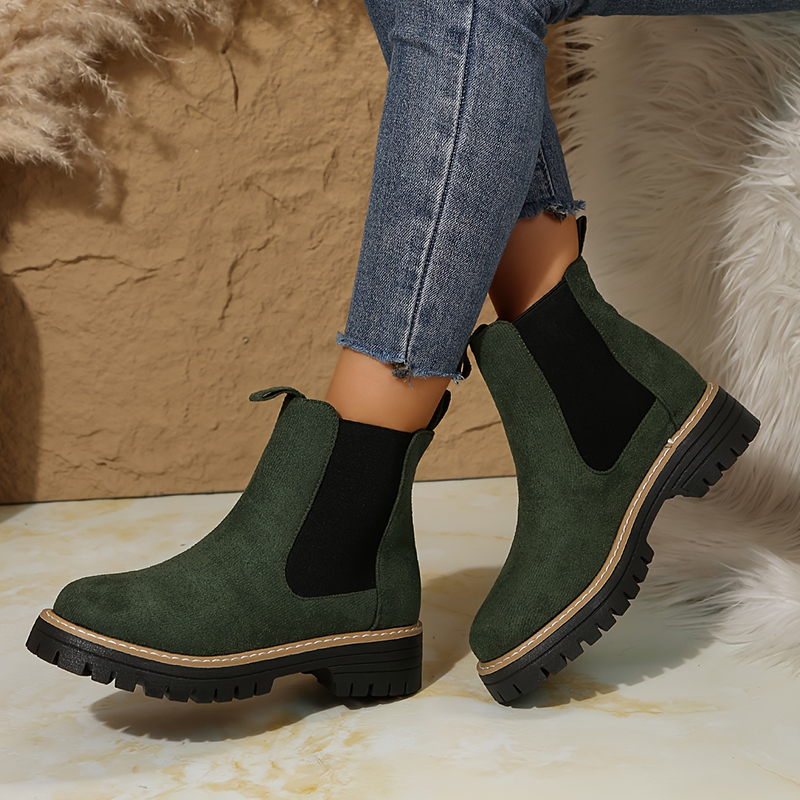 🔥Last Day Promotion 50% OFF - Women's Comfortable Solid-Colour Non-Slip Orthopedic Ankle Boots