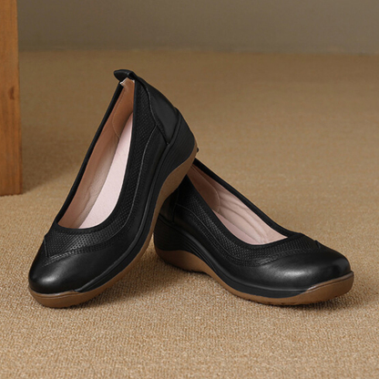 🔥Last Day Promotion 50% OFF - Women's Casual Thick Sole Orthopaedic Leather Shoes
