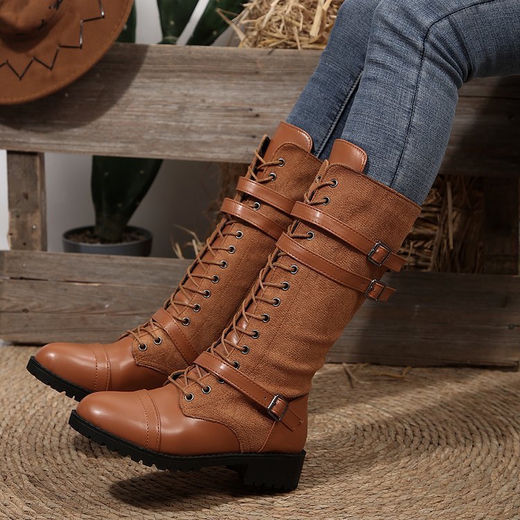 🔥Last Day Promotion 50% OFF - Women's Fashionable Zipper Leather Boots
