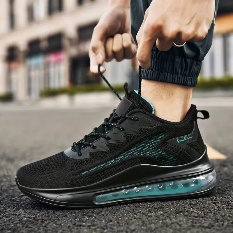🔥Last Day 50% Off - Men's Orthopaedic Air Cushion Trainers for Plantar Fasciitis, Wide Fit Knee & Heel Pain Relief