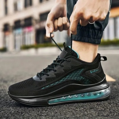 🔥Last Day 50% Off - Men's Orthopaedic Air Cushion Trainers for Plantar Fasciitis, Wide Fit Knee & Heel Pain Relief