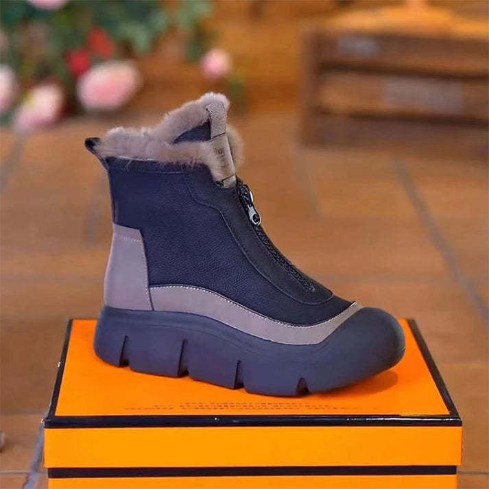 🔥Last Day Promotion 50% OFF - Women's Zip Waterproof Warm Snow Boots