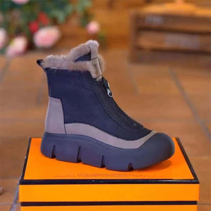 🔥Last Day Promotion 50% OFF - Women's Zip Waterproof Warm Snow Boots
