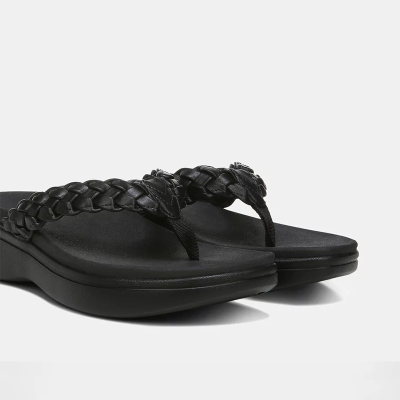 🔥Last Day Promotion 50% OFF - Women's Braided Platform Thong Sandals