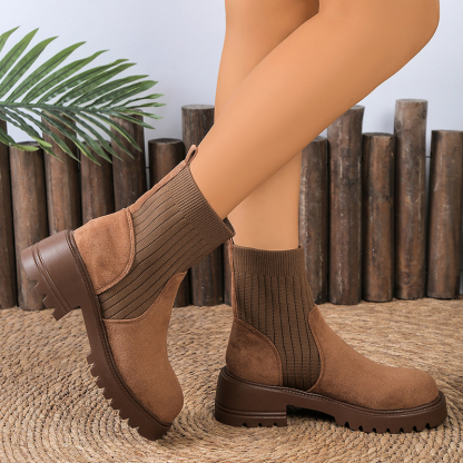 🔥Last Day Promotion 50% OFF - New Women's Fashion Slip-On Mid-Heel Ankle Boots