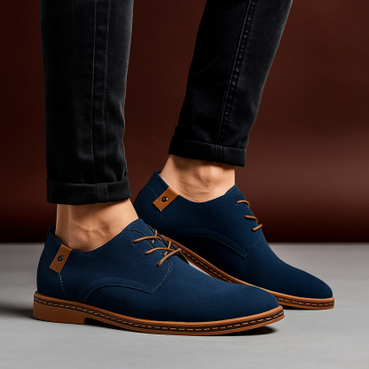 🔥Last Day 50% Off - Orthopaedic Suede Men's Shoes – Anti-Fatigue Cushioning & Arch Support for Plantar Fasciitis & Heel Pain