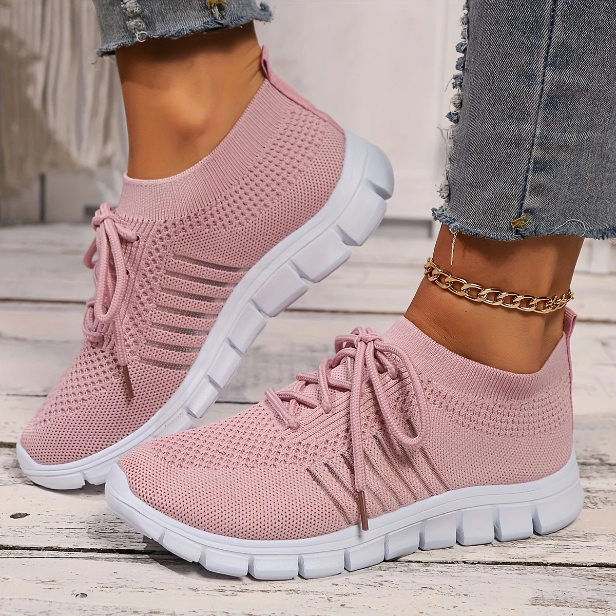 🔥Last Day Promotion 50% OFF - Women's Lightweight Breathable Soft Sole Orthopaedic Sneakers
