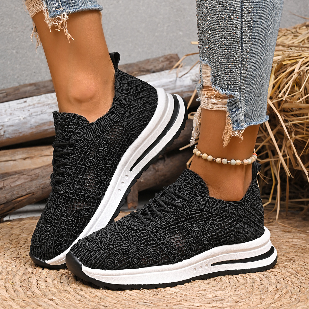 🔥Last Day Promotion 50% OFF - Women's Fashionable Comfortable Breathable Orthopaedic Sneakers