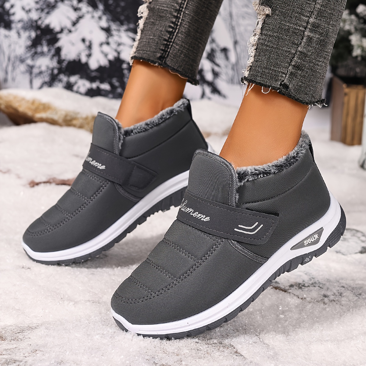🔥Last Day Promotion 50% OFF - Women's Warm Anti-Slip Slip-On Orthopaedic Boots