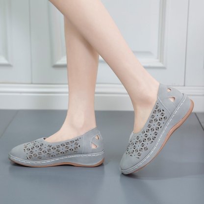 🔥Last Day Promotion 50% OFF - Women's Fashion Retro Orthopaedic Leather Shoes