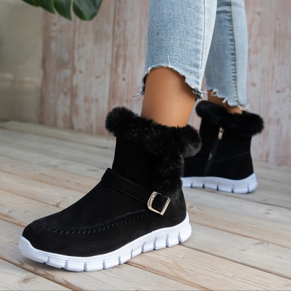 🔥Last Day Promotion 50% OFF - Women's Comfortable Wool-Lined Warm Thick Snow Boots