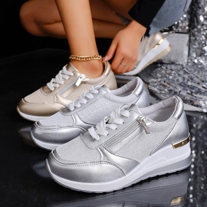 🔥Last Day Promotion 50% OFF - Women's Comfortable Wedge Orthopaedic Sneakers