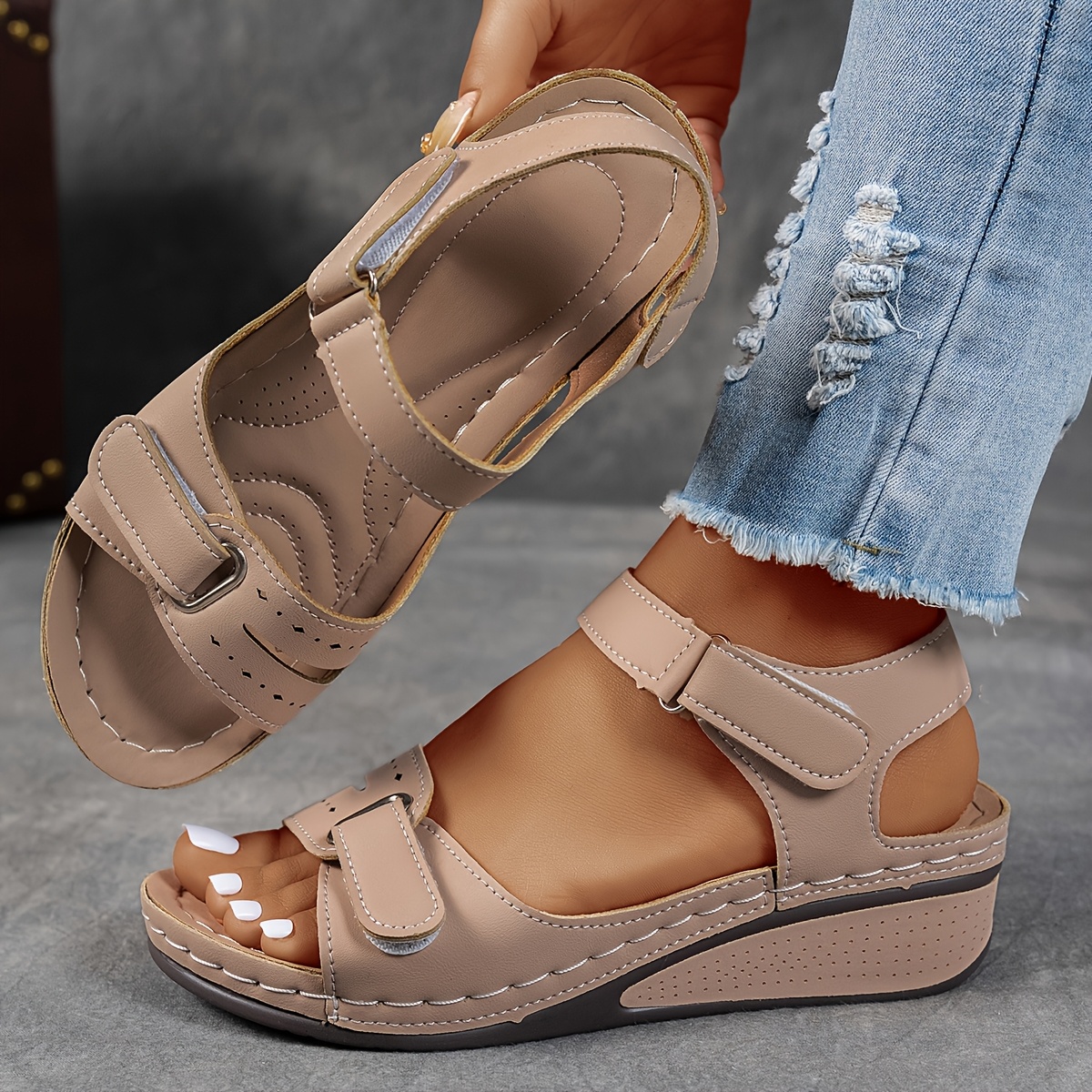 🔥Last Day Promotion 50% OFF - Women's Wedge Orthopaedic Sandals