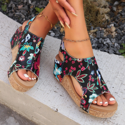 🔥Last Day Promotion 50% OFF - Women's Comfortable Thick Sole Arch Support Leather Sandals