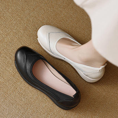 🔥Last Day Promotion 50% OFF - Women's Casual Thick Sole Orthopaedic Leather Shoes