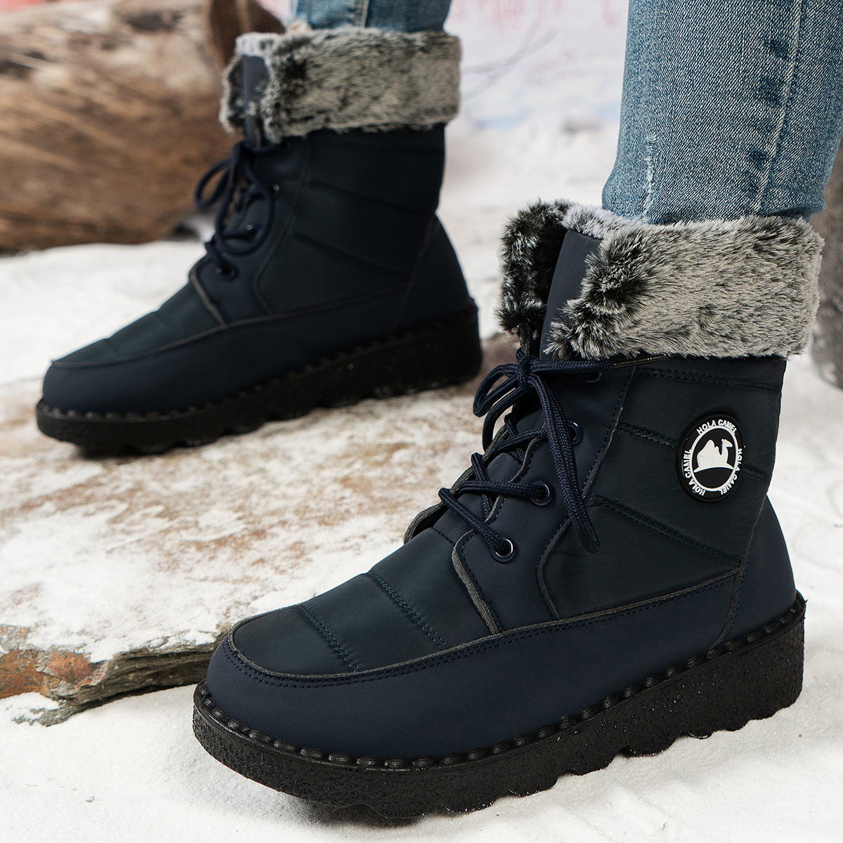Women's Cozy Winter Waterproof Anti-Slip Orthopedic Boots