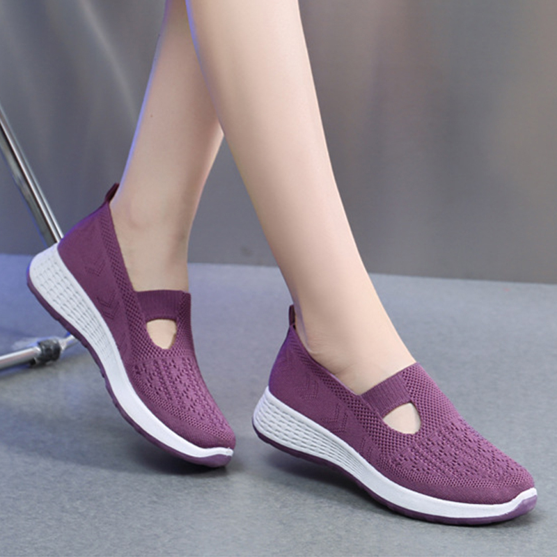 🔥Last Day Promotion 50% OFF - Women's Casual Breathable Slip On Orthopaedic Walking Sneakers