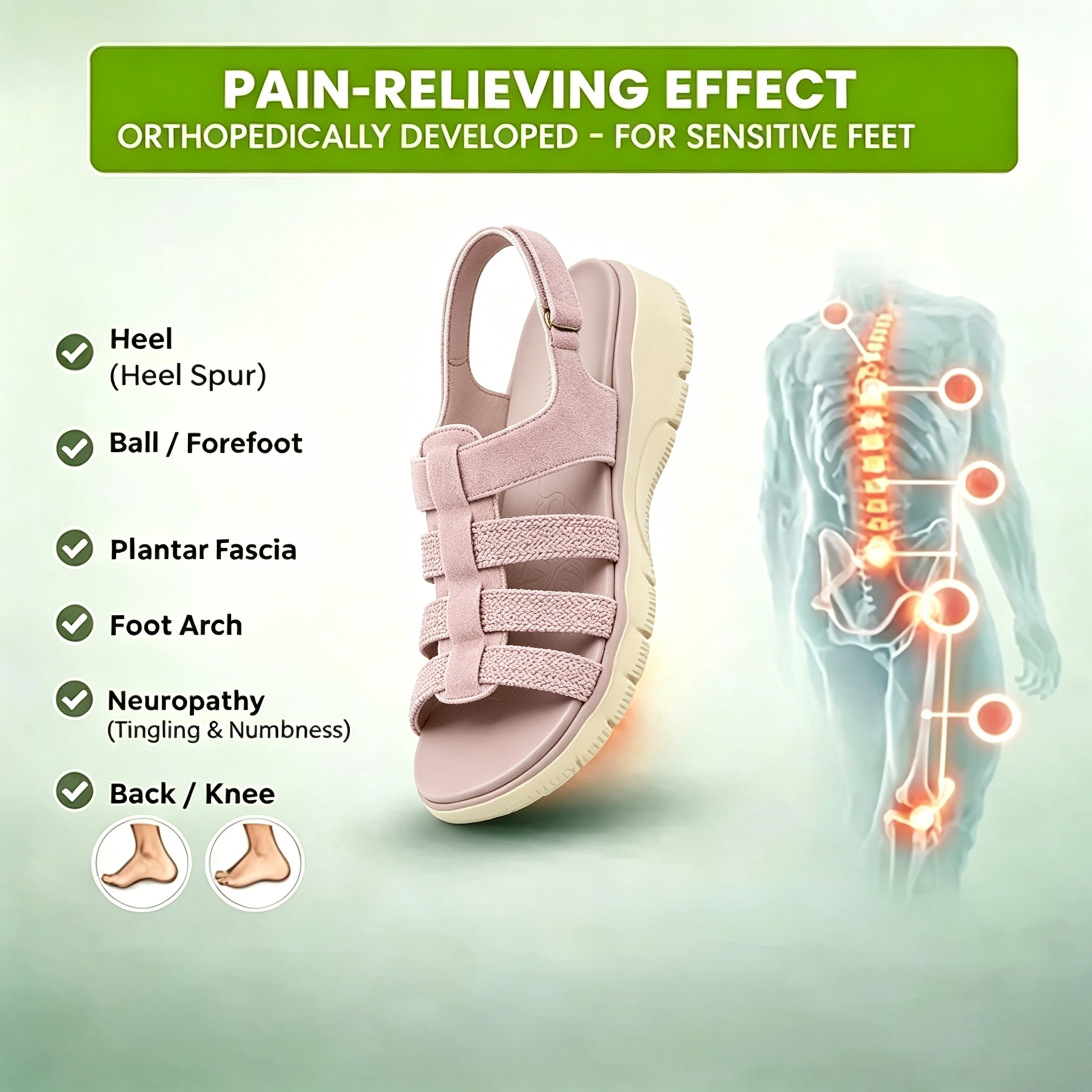 Bstore® - 50% OFF -  Women's Comfortable Wedge Orthopaedic Sandals