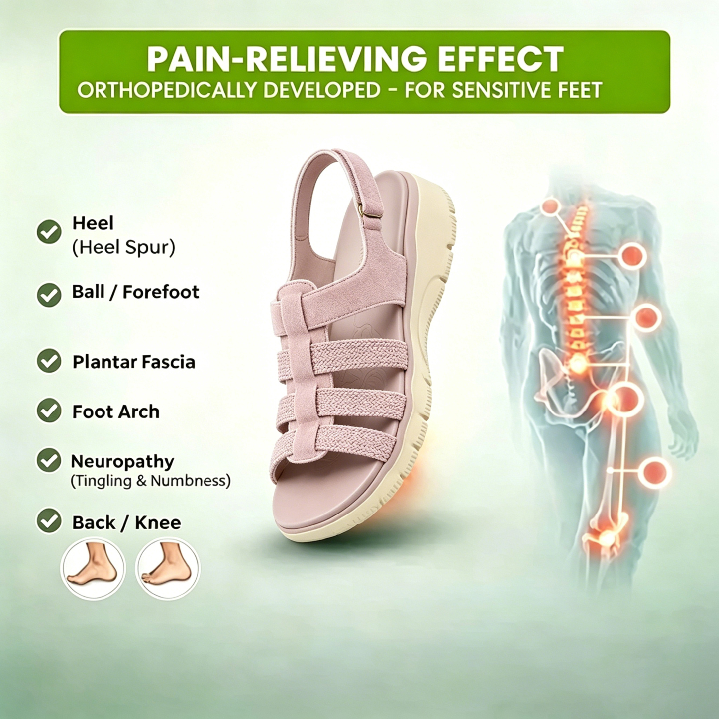 Bstore® - 50% OFF -  Women's Comfortable Wedge Orthopaedic Sandals