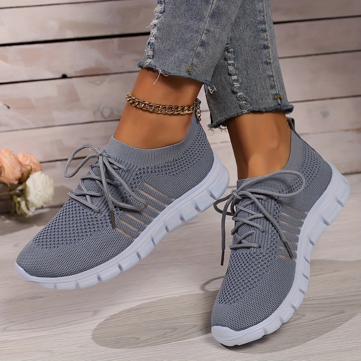 🔥Last Day Promotion 50% OFF - Women's Lightweight Breathable Soft Sole Orthopaedic Sneakers