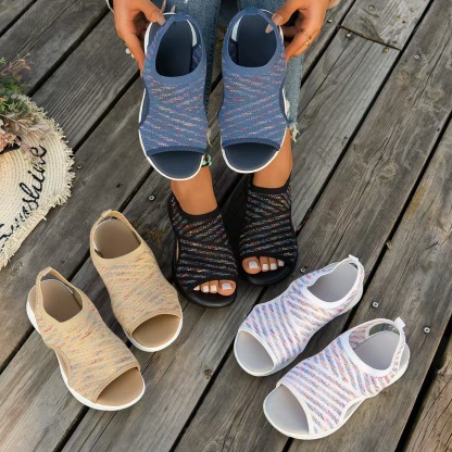🔥Last Day Promotion 50% OFF - Women’s Fashionable Open-Toe Wedge Orthopaedic Sandals