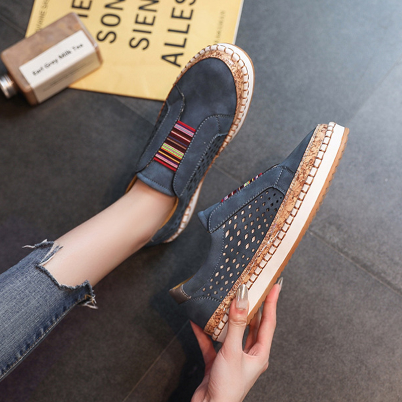 🔥Last Day Promotion 50% OFF - Women's Fashion Retro Breathable Casual Orthopedic Shoes