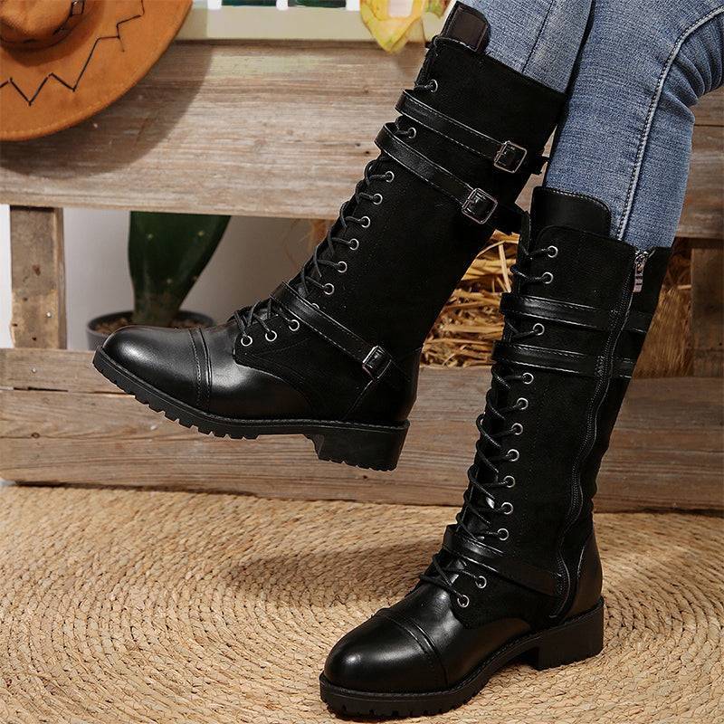 🔥Last Day Promotion 50% OFF - Women's Fashionable Zipper Leather Boots