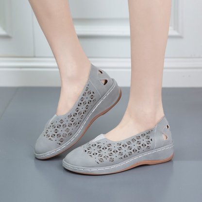 🔥Last Day Promotion 50% OFF - Women's Fashion Retro Orthopaedic Leather Shoes