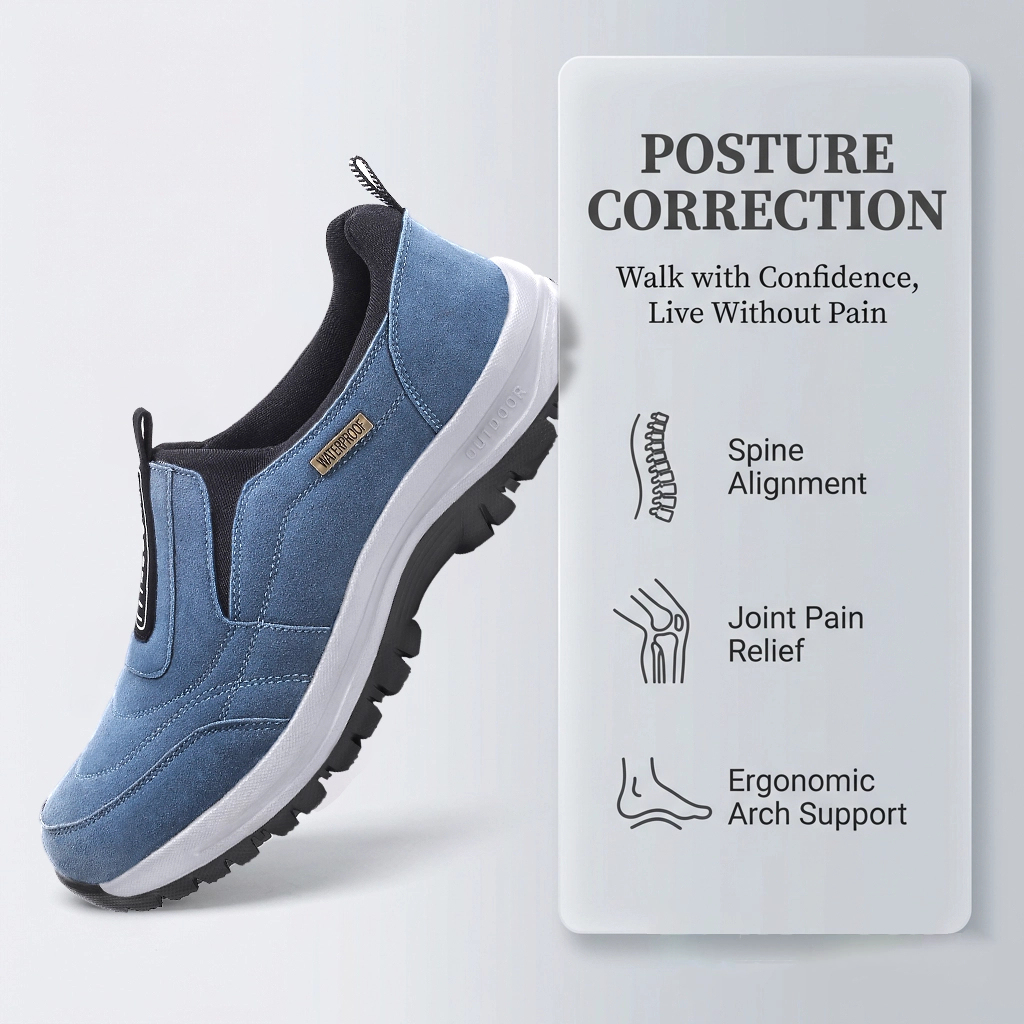 🔥LAST DAY - 50% OFF🛒Men's Orthopedic Pain-Relieving Walking Shoes