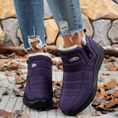 🔥Last Day Promotion 50% OFF - Women's Plush-Lined Non-Slip Warm Snow Boots