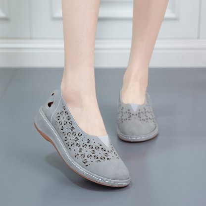 🔥Last Day Promotion 50% OFF - Women's Fashion Retro Orthopaedic Leather Shoes