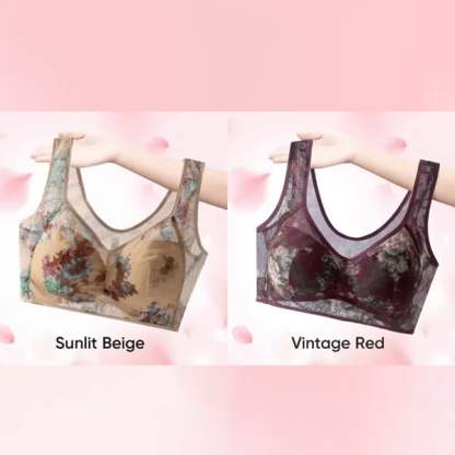 🔥LAST DAY 70% OFF - 🎁 Super gather bra | Ice Silk Lace Cooling Comfort Bra