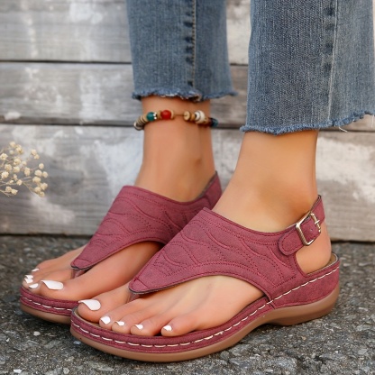 🔥Last Day Promotion 50% OFF - Women's Comfy Clip Toe Orthopaedic Sandals