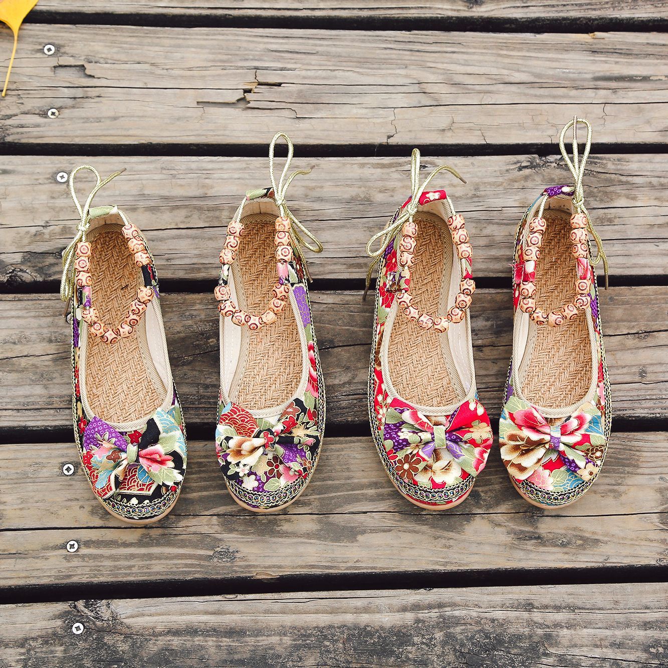 🔥Last Day Promotion 50% OFF - Women's Floral Print Casual Walking Shoes